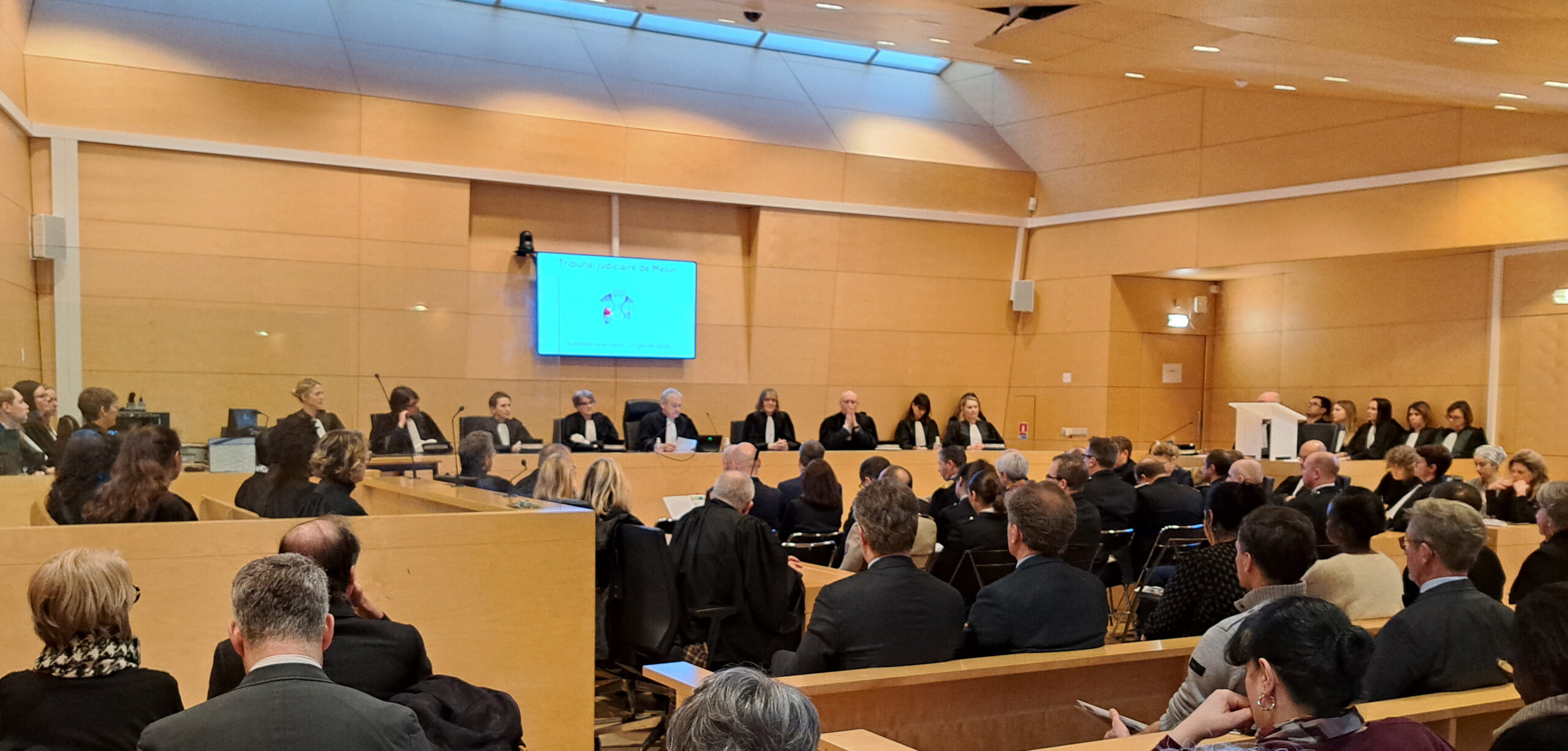 Audience solennelle du tribunal judiciaire de Melun